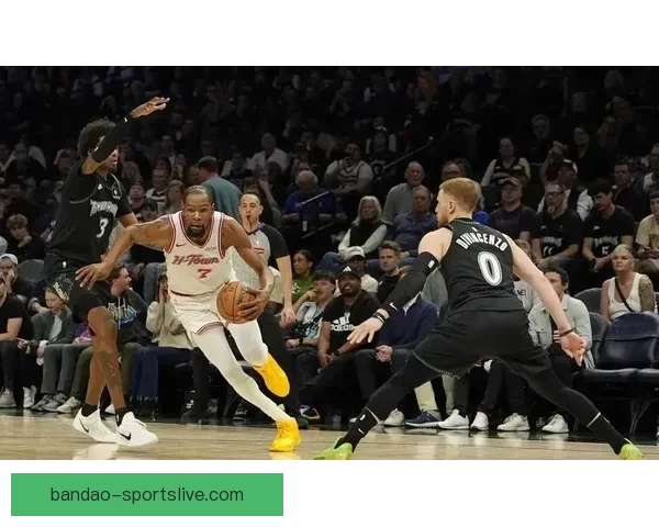 森林狼加时上演13分逆转火箭 创NBA加时赛最大逆转纪录